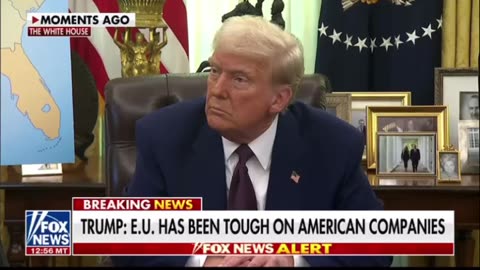 Trump takes questions