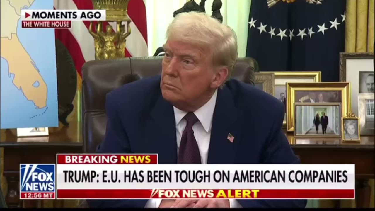 Trump takes questions