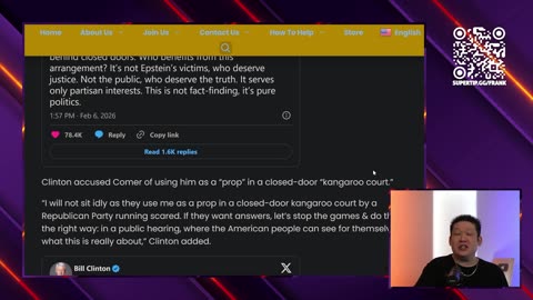 Bill Clinton Demands James Comer Release ALL Epstein Files 🥤😀🍿