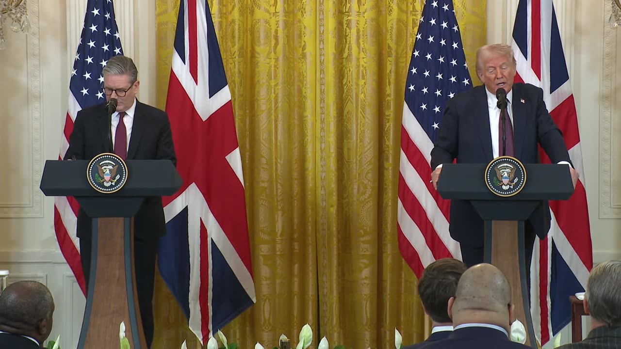 President Trump Holds a Press Conference with Prime Minister Keir Starmer