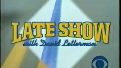 November 4, 1996 - Letterman Promo