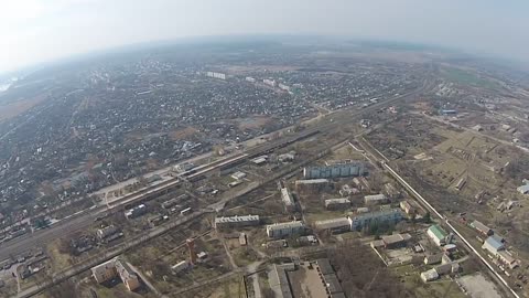 Ukraine New video Drone Explosions of ammunition Balakleya 23 01 2017