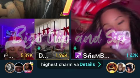 Team PK PYT LN Supa Ms Diverse ft ShamBam vs Blasian 12/24/25 #bigoclipandsip