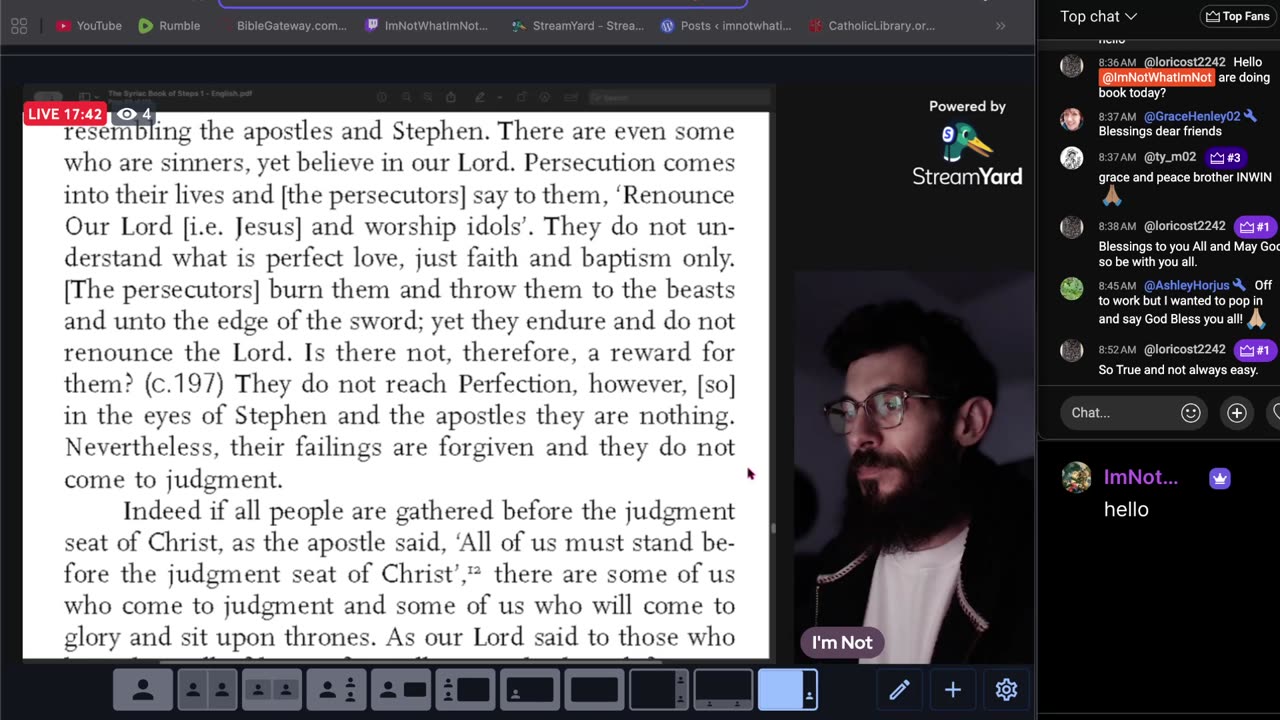 Reading The Syriac Book of Steps - Homily (Memra) 8-10