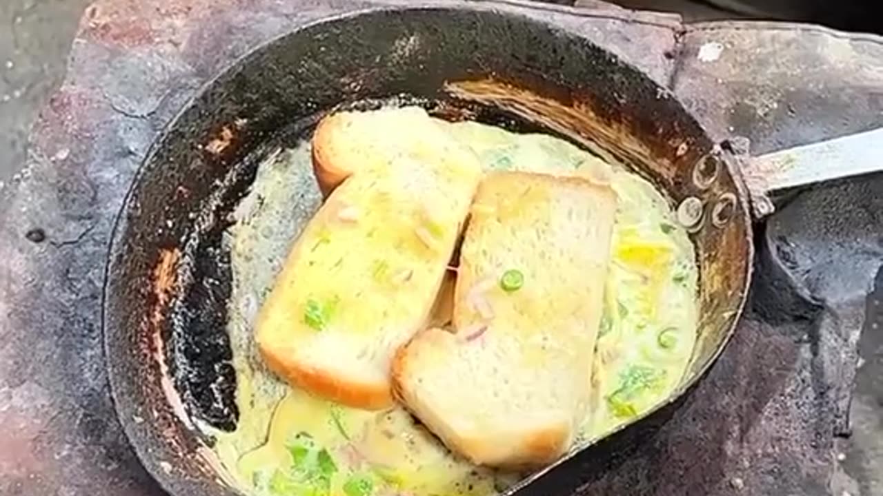 StreetFood Omelette Toast in India