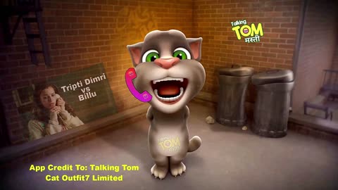 Tripti Dimri Funny Call Tripti Dimri vs Billu Comedy - Talking Tom Masti