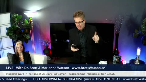 LIVE - Dr. Brett Watson & Marianne Watson - Week 1 - "Carriers of The Oil!"