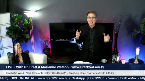 LIVE - Dr. Brett Watson & Marianne Watson - Week 1 - "Carriers of The Oil!"