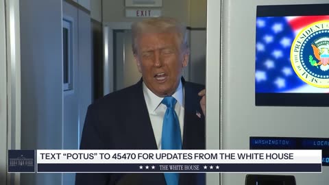 President Trump Gaggles with Press on Air Force One, Oct. 28, 2025