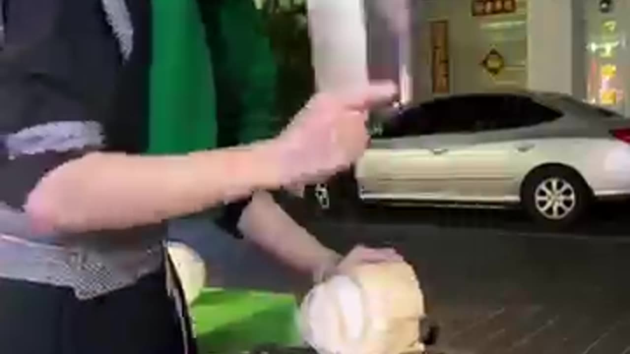 海南椰蛋！身手不凡！ #路边摊美味 #streetfood