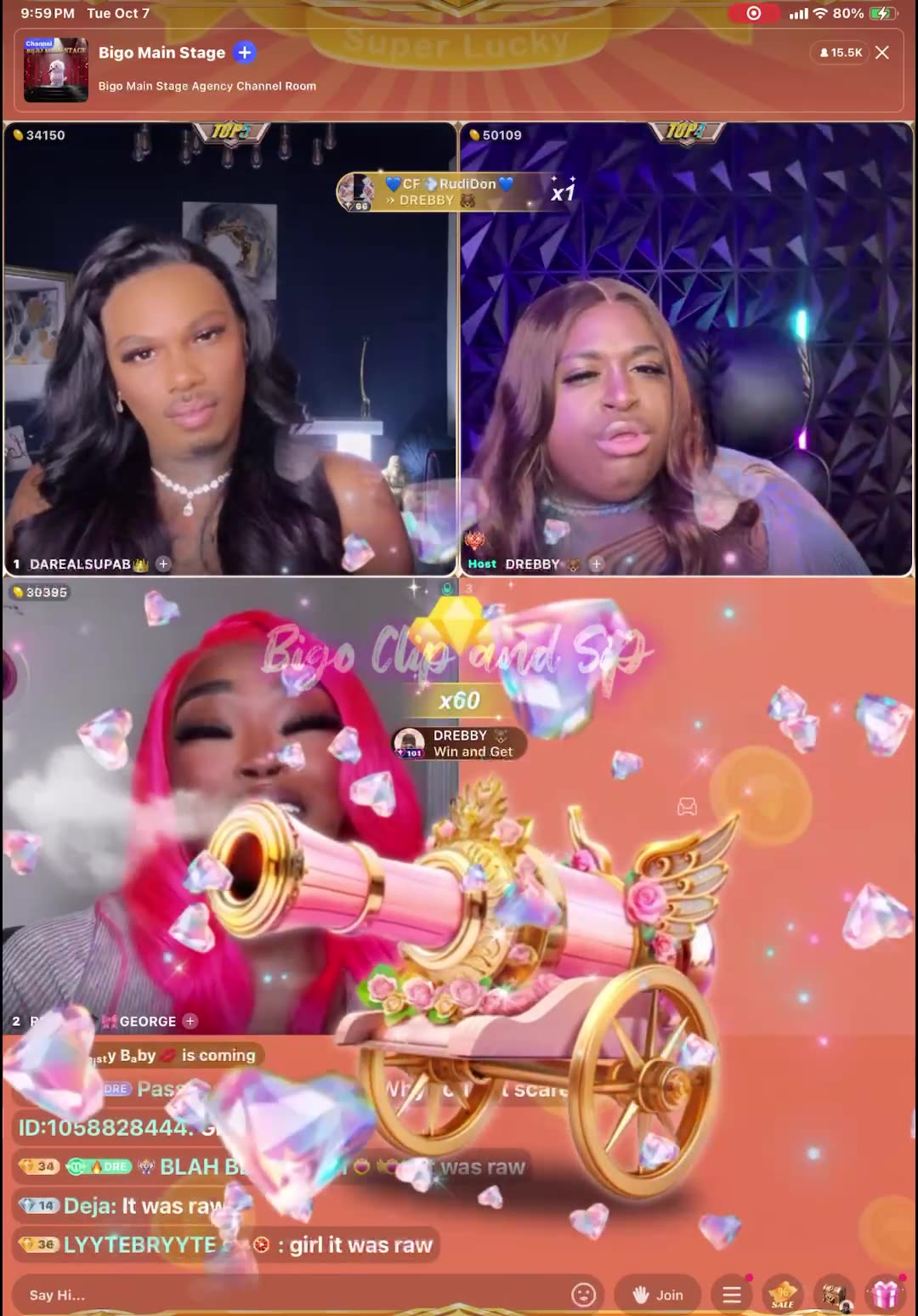 Gossip Gurls segment on Liyah linking with CeeCees baby daddy again 10/7/25 #bigoclipandsip