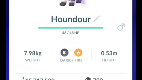 Pokémon GO-Purifying Shadow Houndour