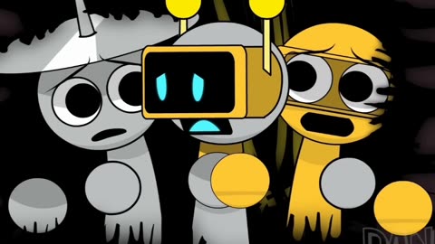 Cartoon's Creepy World_ Floating Eyes & Ominous Figures #sprunki #shortvideo #shorts #youtube