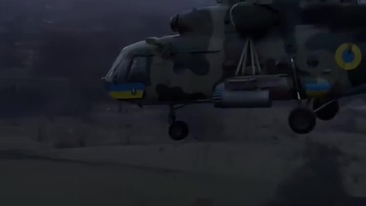 Incredible Footage from Ukrainian Helicopter Crew