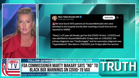 FDA SCIENTISTS WANTED A "BLACK BOX" WARNING ON COVID-19 VACCINES