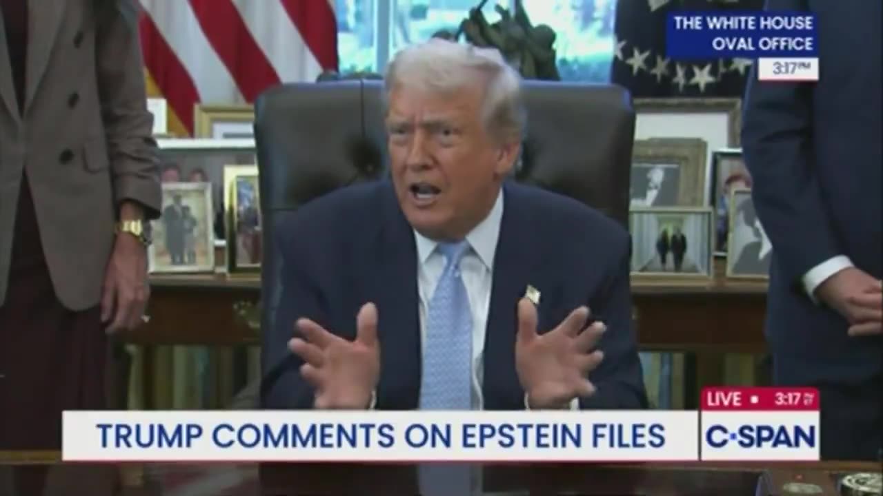 U.S. President Donald Trump says he will sign bill to release Epstein files if it passes.
