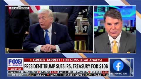 Gregg Jarrett Analyzes Whether Trump Has A Strong Case Against IRS