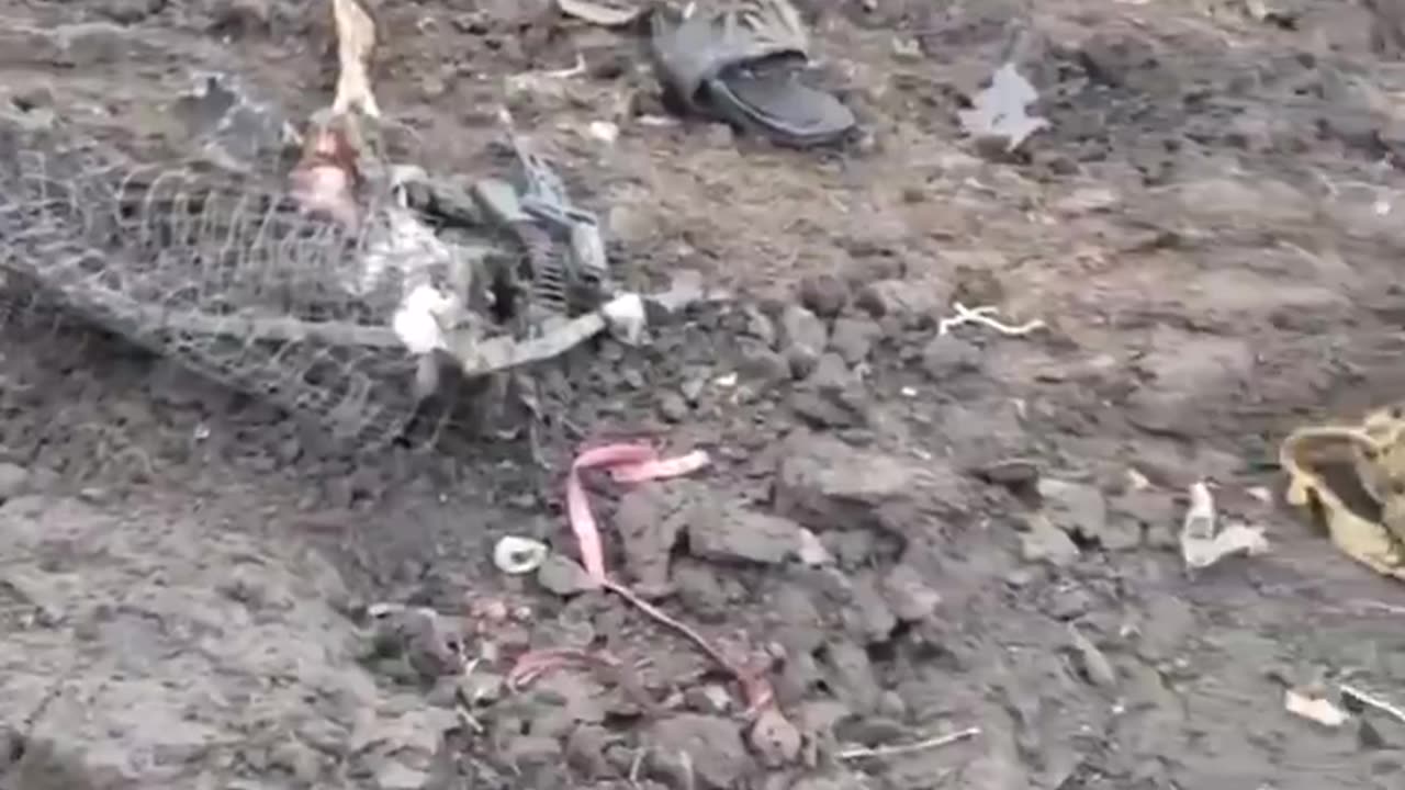 Russian BTR Rolled Over A Mine