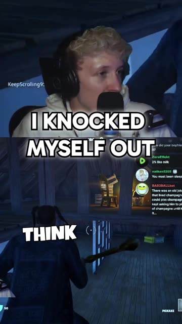 How I knocked myself out