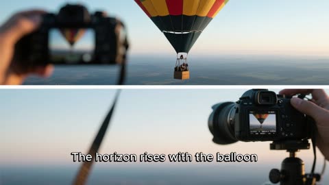 Why Balloons Show Flat Horizons at Every Altitude