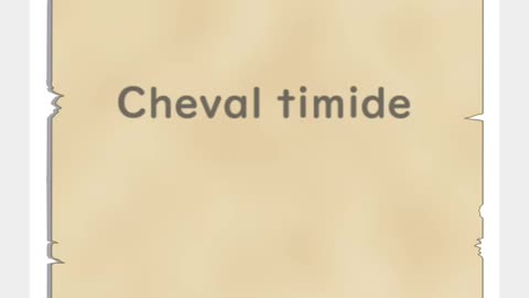 Cheval timide - Huhito Fables-Version française Vol.36