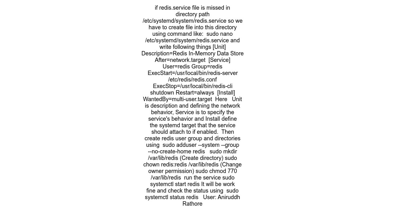 Failed to start redis.service Unit redis-server.service is masked