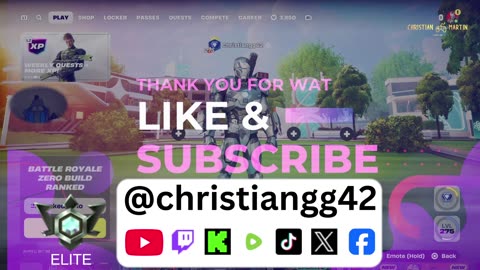 christianmartingg42 | Fortnite | Live Stream 🔴