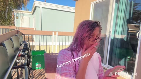 10/29/25 Vegan Patriot VOD: "The sky is Blue. The suns Yellow. blonde is the new pink. tbh "