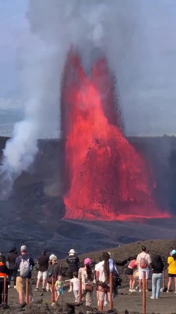 Kilauea Volcano in Hawaii.