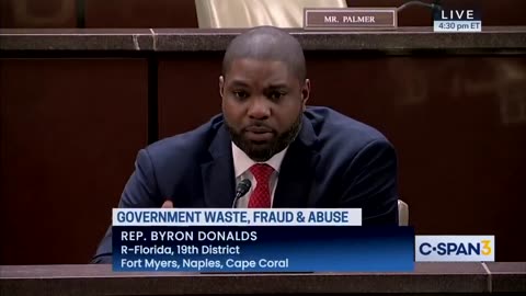 Byron Donalds exposes FEMA for STILL paying out another $50B for COVID.