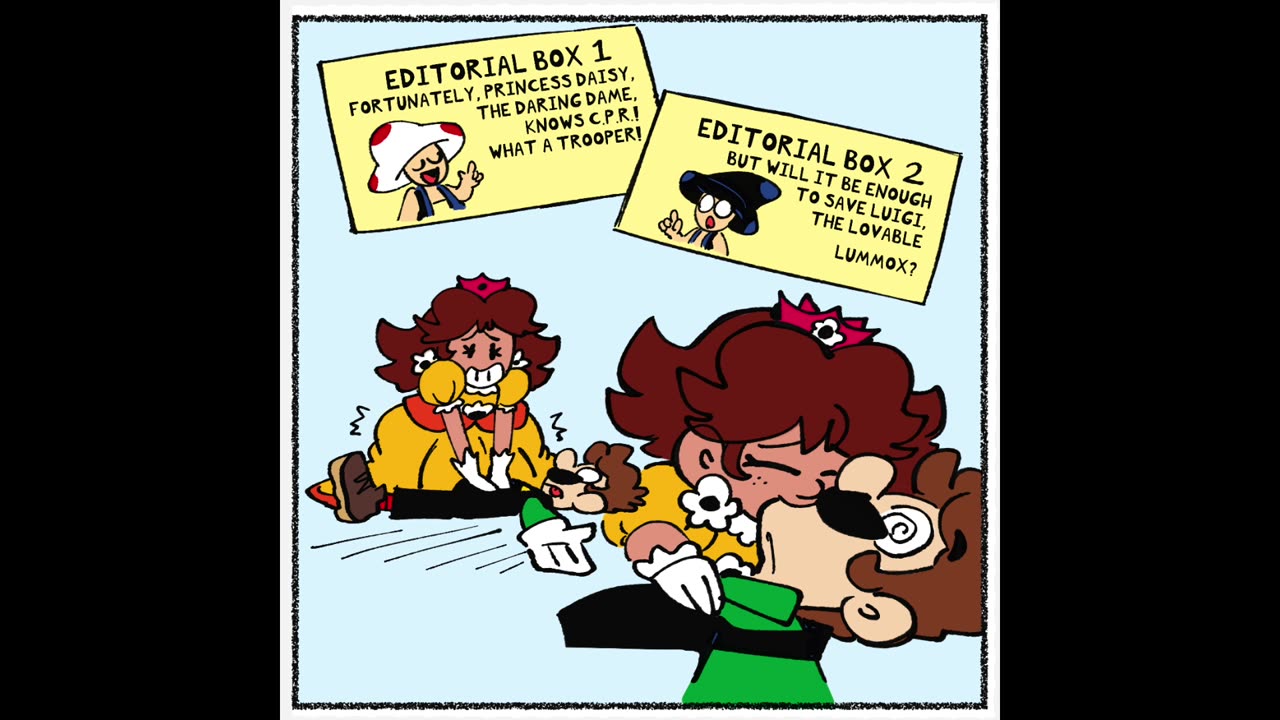 Daisy vs. Bowser Comic Dub #1