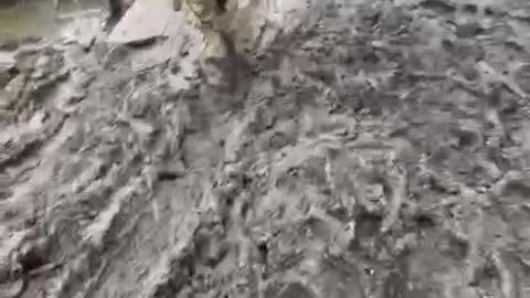 A short description of the current weather situation on the front lines