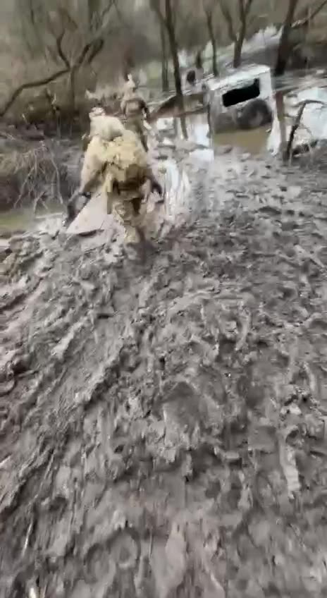 A short description of the current weather situation on the front lines