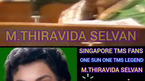 T.M.S. LEGEND .SINGAPORE TMS FANS. M.THIRAVIDA SELVAN SINGAPORE VOL 29