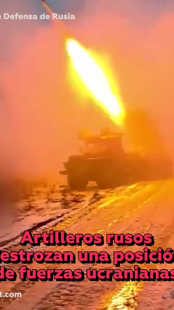 Potentes salvas de Grad: artilleros rusos hacen añicos un punto de resistencia ucraniana