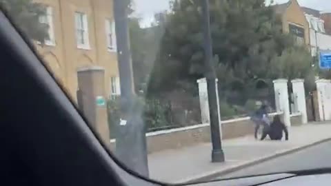 Brixton, London A knife attack in broad daylight .. this is Khan’s London ..