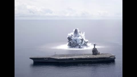 USS Gerald Ford Shock Test Registers As A 3.9 Magnitude Earthquake