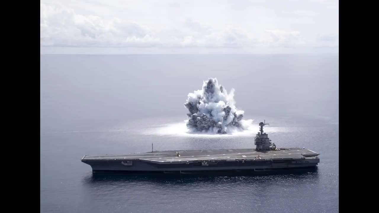 USS Gerald Ford Shock Test Registers As A 3.9 Magnitude Earthquake
