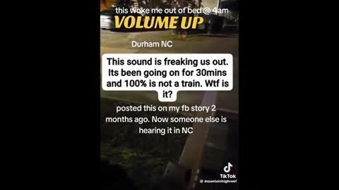 Loud noises across US ..