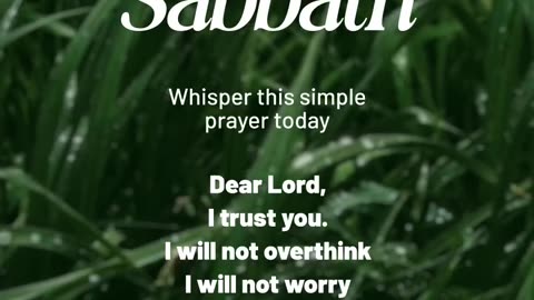HAPPY SABBATH DAY
