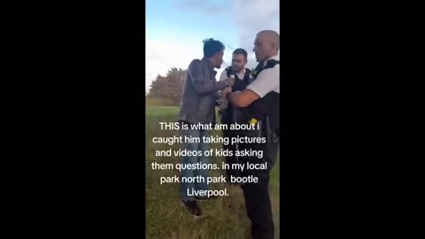 Angry British Patriots Confront Islamist Taking Pictures of Girls & Kids In Liverpool