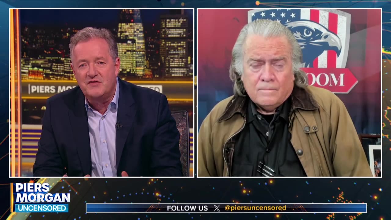 Steve Bannon w/ Piers Morgan: "Days of THUNDER", Elon Musk Feud & Serving Jail Time! - 2/6/25