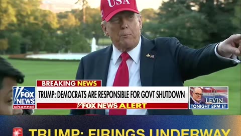 🚨 BREAKING: Trump Confirms MASS FIRINGS in Executive Branch — Blames Democrats for Shutdown Chaos!