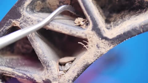 How to disassemble an air suspension bicycle fork. Bike fork Fox service