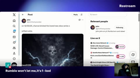 12/30 Livestream before Movie