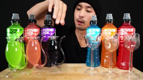 [ASMR] DRINKING EVERY POPULAR POWERADE FLAVOR | EXTREME GULPS | 99.99% SATISFACTION | DRINKING ASMR