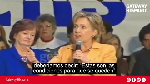 Hillary Clinton Proposes “Conditions” for Immigrants.