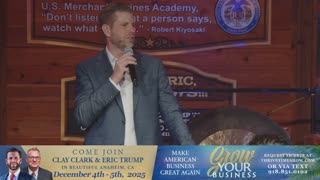 LIVE!!! Watch Eric Trump LIVE from Clay Clark's ThrivetimeShow.com Business Growth Conference + Eric Trump & Clay Clark Bring the ThrivetimeShow.com Business Conference to Anaheim, CA (Dec. 4th & 5th 2025) + 704 Ticket Remain Available