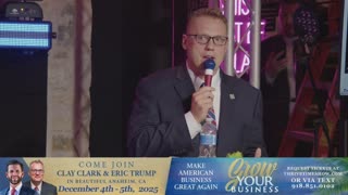 LIVE!!! Watch Eric Trump LIVE from Clay Clark's ThrivetimeShow.com Business Growth Conference + Eric Trump & Clay Clark Bring the ThrivetimeShow.com Business Conference to Anaheim, CA (Dec. 4th & 5th 2025) + 704 Ticket Remain Available