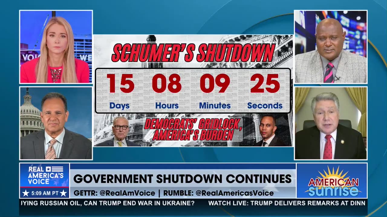 GOVERNMENT SHUTDOWN CONTINUES